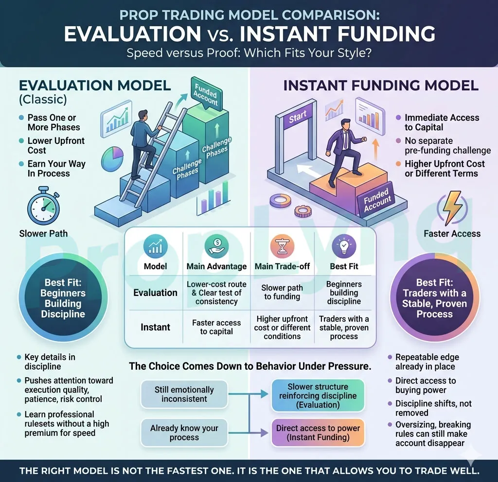 Checklist of funded account trading requirements for beginners