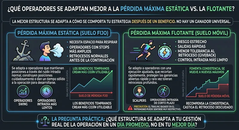 Cómo se reflejan estas reglas en los tipos de cuenta de PropLynq