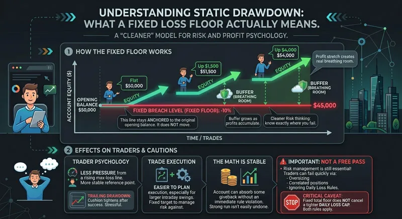 What a fixed loss floor actually means