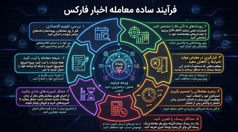 معامله با اخبار در فارکس دقیقاً یعنی چه؟